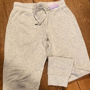 Stars Above light gray joggers NWT